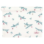 GREEN GATE Bavlnený behúň Juana White 140 x 45 cm