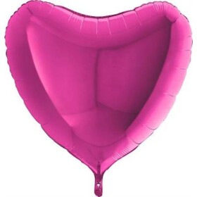 Nafukovací balónik ružové srdce 91 cm - Grabo
