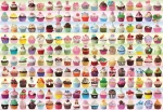 EUROGRAPHICS Puzzle Farebné tortičky (Cupcakes)