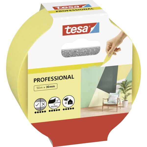 Tesa Professional 56299-00000-00 maliarska krycia páska žltá (d x š) 50 m x 30 mm 1 ks; 56299-00000-00