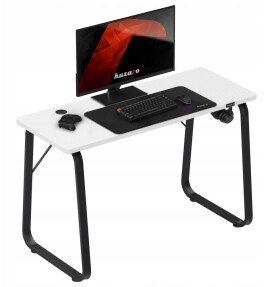 Zdesk Biurko Gamingowe Komputerowe Huzaro Hero 1.5 White Pre Gracza 120Cm
