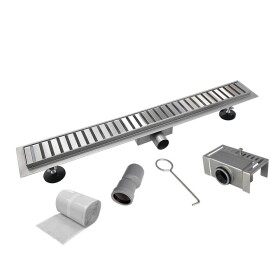 Mereo Odtokový sprchový žľab 90 cm, vr. roštu STRIP CZ123