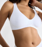 SLOGGI BASIC+ - Mäkká podprsenka z organickej bavlny Sloggi WHITE 90A