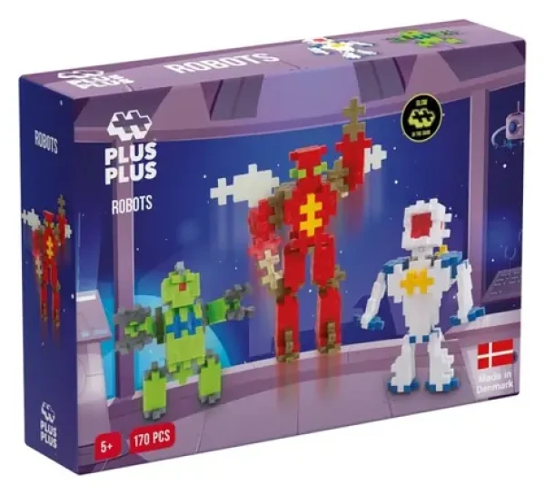 PLUS- PLUS Stavebnice Roboti