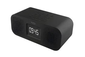 Xoro Budík s internetovým rádiom čierna / Internetové rádio / WiFi / Bluetooth / farebný displej (SAT100375)