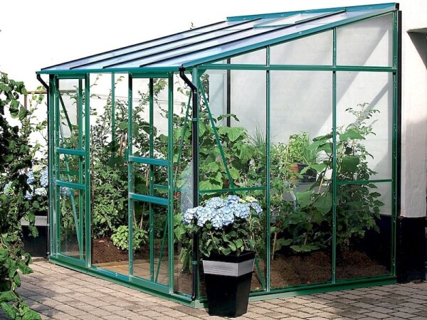 Skleník k stene Vitavia IDA 5200 PC 6 mm (zelený)