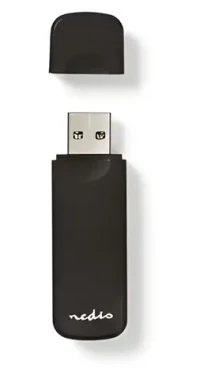 Nedis USB 3.2 čítačka pamäťových kariet / Čítačka kariet / 5 Gbps / SD, microSD, MMC, SDHC, SDXC (CRDRU3100BK)