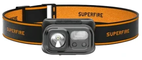 Superfire HL23 čelovka oranžovo-čierna / 220lm / USB-C (HL23)