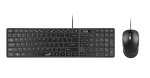 Genius SlimStar C126 čierna / Drôtový set klávesnice a myši / USB / CZ+SK layout / 1000 DPI (31330007403)