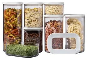 Mepal Modula Dózy na potraviny set 7 kusov s viečkom biela / BPA Free (106994830600)