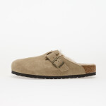 Tenisky Birkenstock Boston Shearling Suede Leather/ Fur Taupe EUR 44