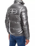 Pánska zimná bunda TX3860 Dark grey silver - Dstreet M šedá-stříbrná