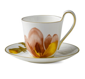 Royal Copenhagen Porcelánový šálek s podšálkem Flora Magnolia 270 ml