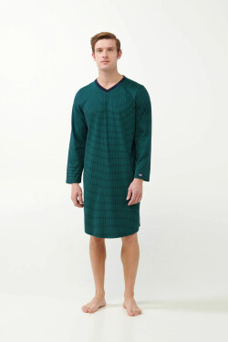 Vamp - Pánska nočná košeľa 21604 green-black - Vamp XL