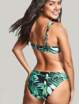 Dámska plavková podprsenka SW1642 Bali Full Cup Bikini Green with Leaves - Panache 90JJ