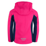 TrollKids Dievčenská bunda Kristiansand navy/magenta softshell pink (321-114) 92