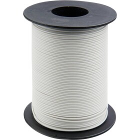 Donau Elektronik 105-5-100 spojovací drôt, 1 x 0.20 mm², biela, 100 m; 105-5-100
