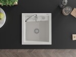 MEXEN MEXEN - Vito granitový drez 1 520x490 mm, biela 6503521000-20