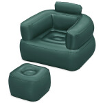 Mamido Nafukovacie kreslo Bestway 75137 tmavo zelené