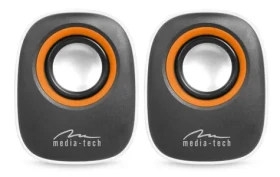 Media-Tech IBO biela / Reproduktory / 2.0 / RMS 6W / USB / 3.5mm jack (MT3137W)