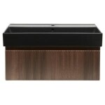 Kúpeľňová skrinka s umývadlom SAT Evolution 98x30x44,8 cm orech mat SATEVO100NAU2B SATEVO100NAU2B