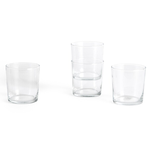 HAY Pohár Medium Clear 360 ml – set 4 ks