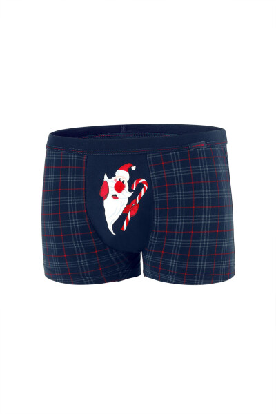 Boxerky Santa Claus 007/61 Navy Blue - Cornette XL