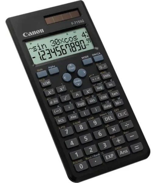 Canon F-715SG čierna / Kalkulačka / vedecká / duálne napájanie / 250 funkcií (5730B001)