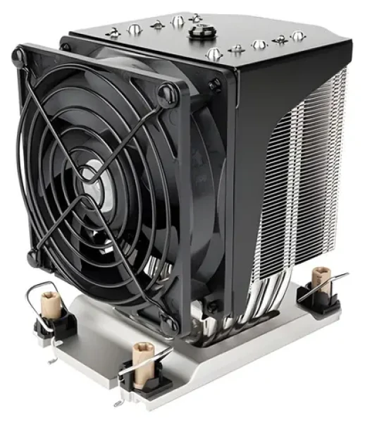 Silverstone SST-XE04-4189B / CPU chladič pre 4U servery / Socket 4189 / 92 mm PWM / 1500-5000 ot./min (SST-XE04-4189B)