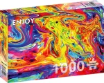 ENJOY Puzzle Dúhový mramor