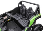 Mamido Elektrické autíčko Buggy UTV Strong 24V nafukovacie kolesá zelené