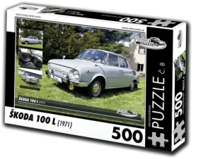 RETRO-AUTA Puzzle č. 8 Škoda 100 L (1971)