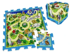 STAMP Penové puzzle Mesto a vidiek