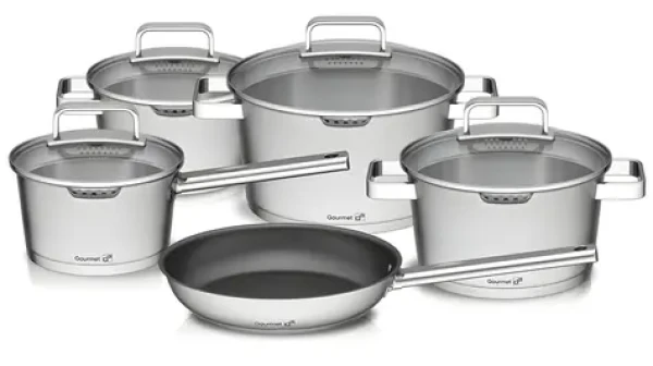 G21 Gourmet Magic Sada riadu s cedníkom / 9 dielov / nerez (G21-001N)