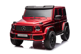 Mamido Mamido Elektrické autíčko Mercedes G63 AMG 2x24V 4x200W XXL + MP4 lakované červené