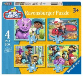 Ravensburger Dino Ranch 4 v 1 - 12+16+20+24 dielikov