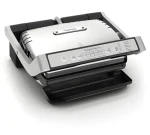 TEFAL Optigrill Elite GC707D strieborná/čierna / Kontaktný gril / 2000 W / 6 programov
