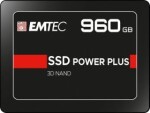 EMTEC Power Plus X150 960GB / 2.5 / SATA III / 3D TLC / R: 520MBps / W: 500MBps / IOPS: 70Kamp;80K / MTBF 2mh / 3y (ECSSD960GX150)