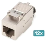 Digitus DN-93816-12 / Keystone modul / CAT 8.1 / tienený / LSA / PoE / 12 ks (DN-93816-12)