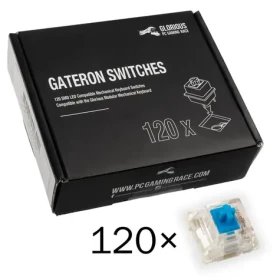 Glorious Gateron Blue Switches 120 ks / Mechanické spínače / lineárne / MX / 55g (GAT-BLUE)