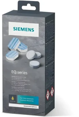 Siemens Čistiace a odvápňovacie tablety TZ80003A / Pre rad EQ a surpresso / 10 +6 ks / 2v1 (TZ80003A)