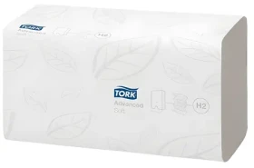 Tork Xpress Soft biela / Papierové uteráky skladané / systém H2 / 2vrstvové / 3780 ks (130289)