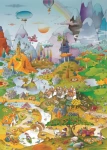 HEYE Puzzle Cartoon Classics: Idylka pri jazere