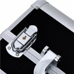 Aptel Kozmetický kufrík 35x25x31cm strieborno-čierny CA34B