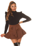 Trendy Koucla Highwaist Skorts with belt white XL