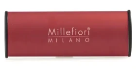 Millefiori Vanilla Wood červená / Osviežovač vzduchu do auta / vôňa vanilka a drevo (18CARRD)