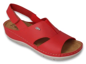 BEFADO 158D262 kožené sandály DrORTO CASUAL červené 38 158D262_38