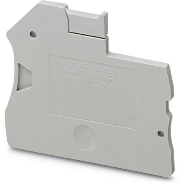 End cover D-UT 2,5/1P 3047154 Phoenix Contact; 3047154