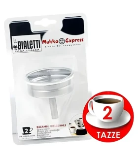 Bialetti Lievik pre Mukka Express / Náhradný diel na moka kanvicu / 2 šálky