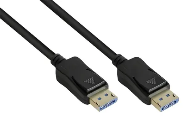 Good Connections DP2.0 čierna / DisplayPort kábel / 1 m / 8K 60Hz / 4K 240Hz / 54 Gbit / s (DP20-010)